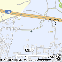 茨城県土浦市烏山5丁目2105周辺の地図