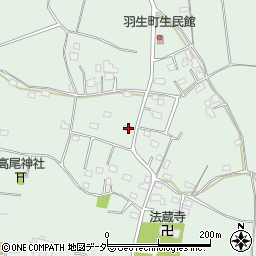 茨城県常総市羽生町819周辺の地図