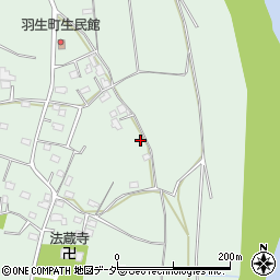 茨城県常総市羽生町545周辺の地図