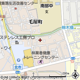 福井県勝山市毛屋周辺の地図