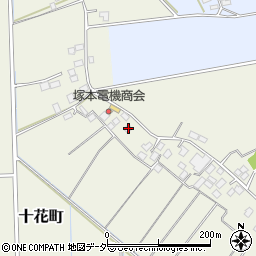 茨城県常総市十花町172周辺の地図