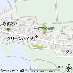 福井県福井市グリーンハイツ1丁目209周辺の地図