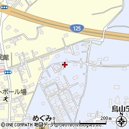 茨城県土浦市烏山5丁目2219周辺の地図