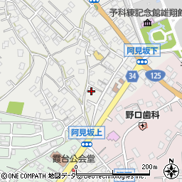 茨城県稲敷郡阿見町青宿687-6周辺の地図