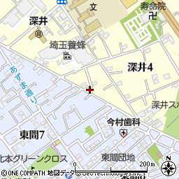 埼玉県北本市深井4丁目32周辺の地図