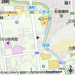 コインランドリーデポ福井渕店周辺の地図