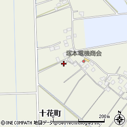 茨城県常総市十花町210周辺の地図