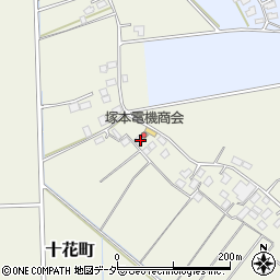 茨城県常総市十花町197周辺の地図