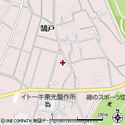 茨城県坂東市鵠戸536周辺の地図