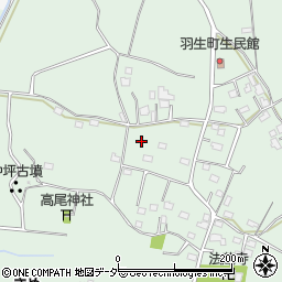 茨城県常総市羽生町825-3周辺の地図