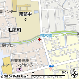 福井県勝山市毛屋町1201周辺の地図