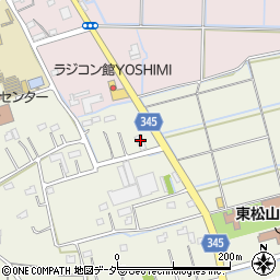 埼玉県比企郡吉見町下細谷1416-5周辺の地図