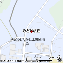 埼玉県秩父市みどりが丘周辺の地図