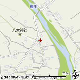 埼玉県比企郡小川町下里832-4周辺の地図