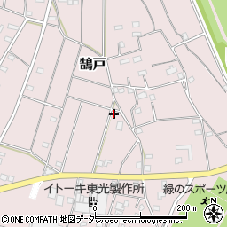 茨城県坂東市鵠戸537周辺の地図