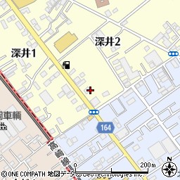 ドミノ・ピザ　北本深井店周辺の地図