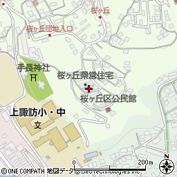 県営桜ケ丘団地Ｂ周辺の地図