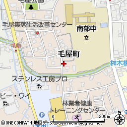 福井県勝山市毛屋町1121周辺の地図