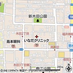 福井県福井市木田周辺の地図