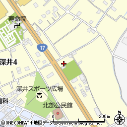 埼玉県北本市深井8丁目242周辺の地図