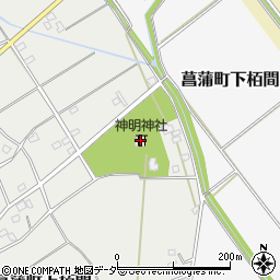 神明神社周辺の地図