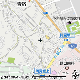茨城県稲敷郡阿見町青宿698周辺の地図