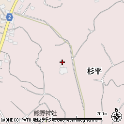 茨城県行方市杉平周辺の地図