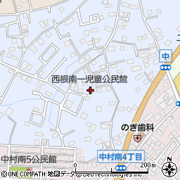 西根南一児童公民館周辺の地図