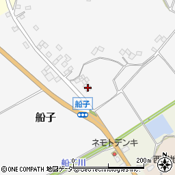 茨城県行方市船子223周辺の地図