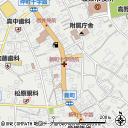 新町周辺の地図