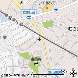 埼玉県比企郡嵐山町菅谷2周辺の地図