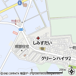 福井県福井市グリーンハイツ1丁目105周辺の地図
