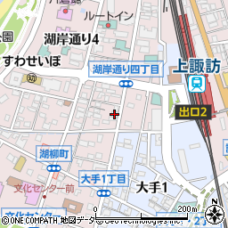 第一生命保険松本支社諏訪営業オフィス周辺の地図