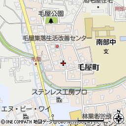 福井県勝山市毛屋町704周辺の地図