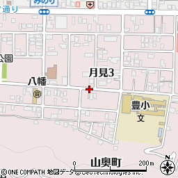 福井県福井市月見周辺の地図
