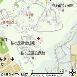 長野県諏訪市上諏訪桜ケ丘周辺の地図