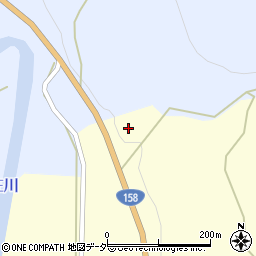 岐阜県高山市荘川町中畑887周辺の地図