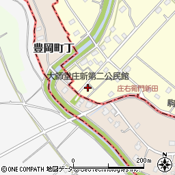 大師堂庄新第二公民館周辺の地図