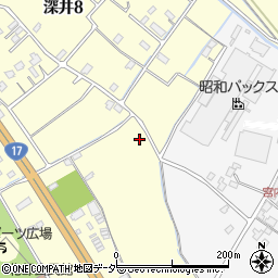 埼玉県北本市深井8丁目299周辺の地図