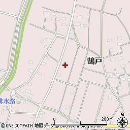 茨城県坂東市鵠戸549-2周辺の地図