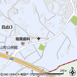茨城県土浦市烏山3丁目1880-2周辺の地図