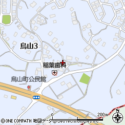 茨城県土浦市烏山3丁目1361周辺の地図