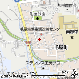 福井県勝山市毛屋町708周辺の地図