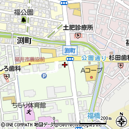 ＪＡ福井市やしろＳＳ周辺の地図