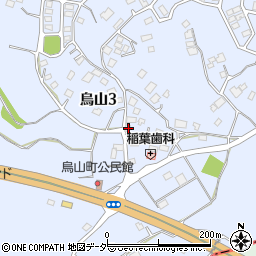 茨城県土浦市烏山3丁目935-4周辺の地図