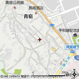 茨城県稲敷郡阿見町青宿738-2周辺の地図
