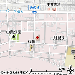 福井県・赤十字血液センター　献血のお問い合わせ周辺の地図