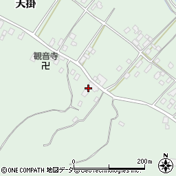 茨城県行方市天掛447周辺の地図