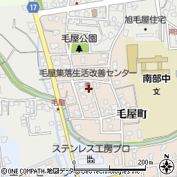 福井県勝山市毛屋町702周辺の地図