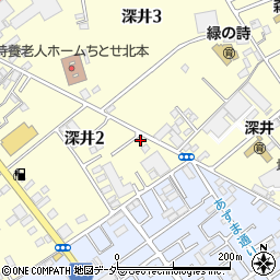 埼玉県北本市深井2丁目117周辺の地図